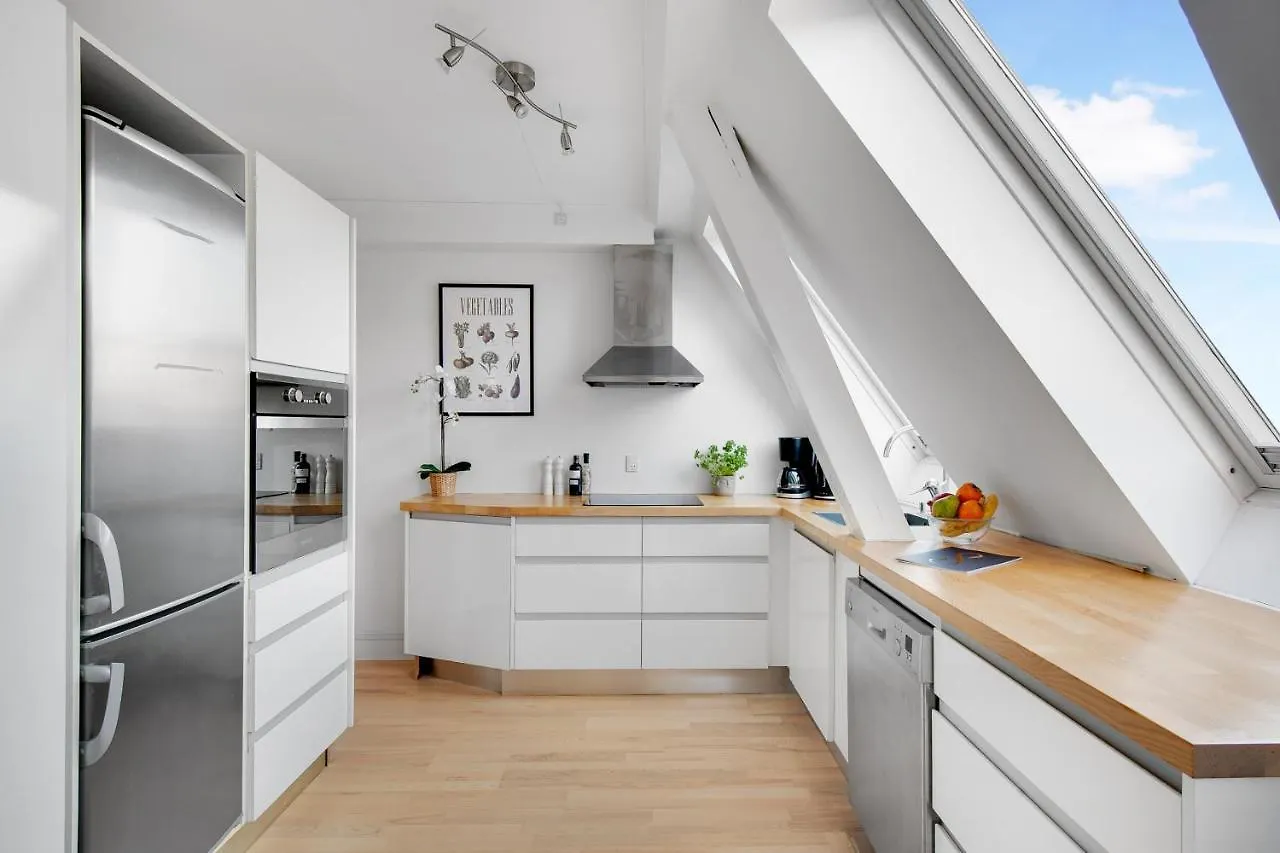 Sanders Leaves - Cute One-Bedroom Apartment With A Large Rooftop Terrace Copenhague Dinamarca